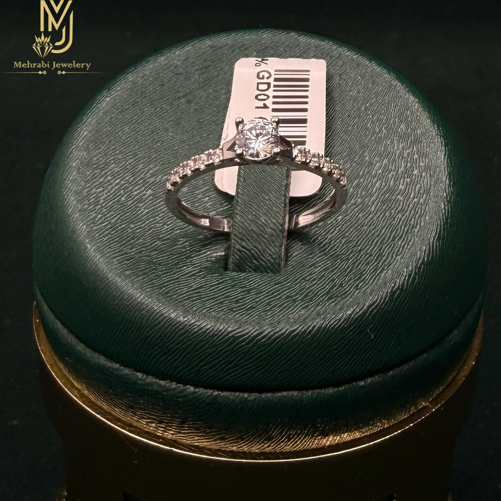 001886 حلقه پایه جواهر (نشان) 1.49 گرم - تصویر 1